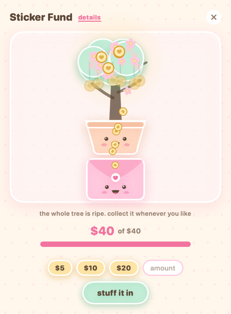 Money tree goal